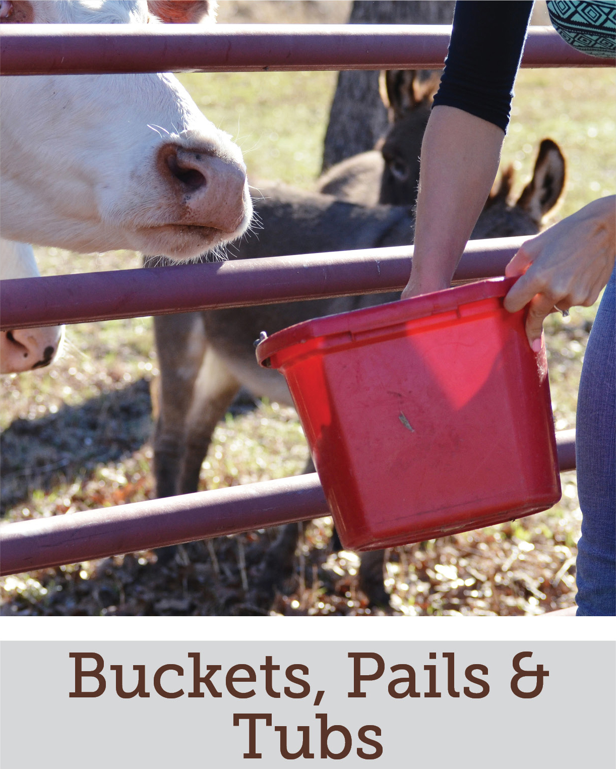 calving essentials, buckets pails and tubds, opens in new window